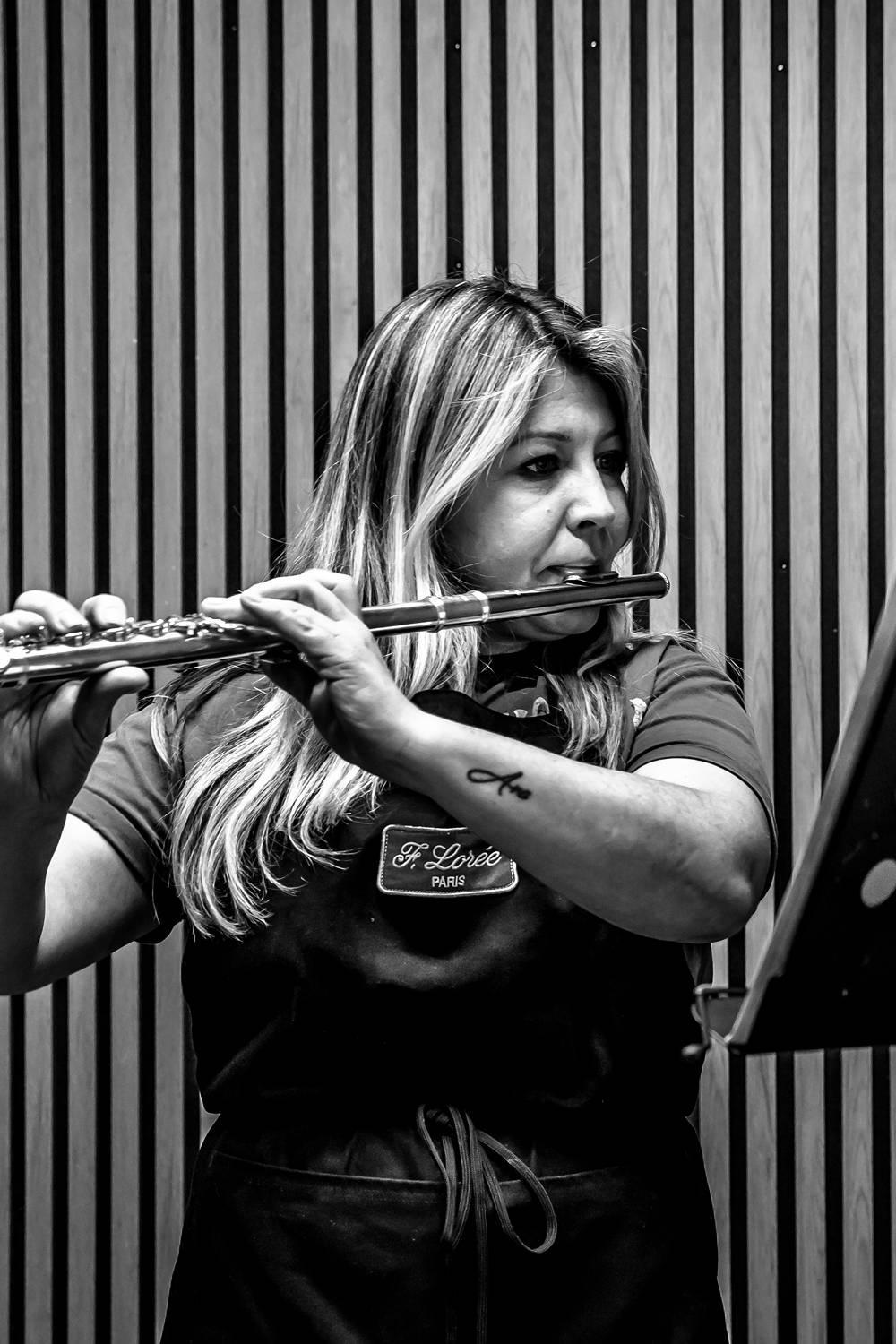 Barbra Erdei, técnica de viento madera en WB Luthier